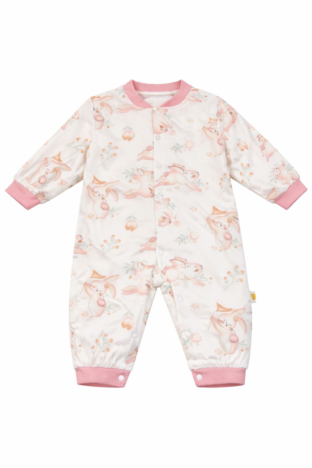 Baby Cotton Quilted Sleepsuit (3-Layer Blanket Sleeper)