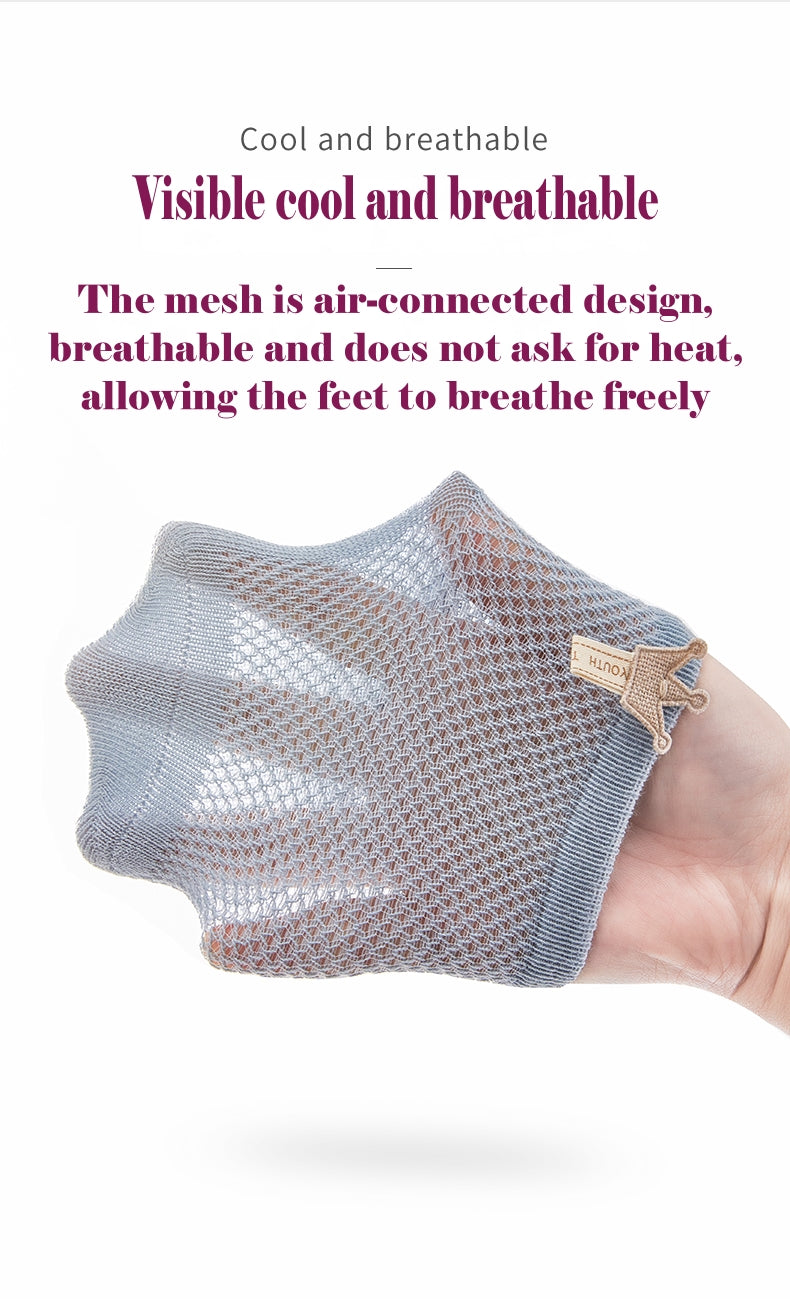 Сartoon mesh short socks - Set of 3 Pairs