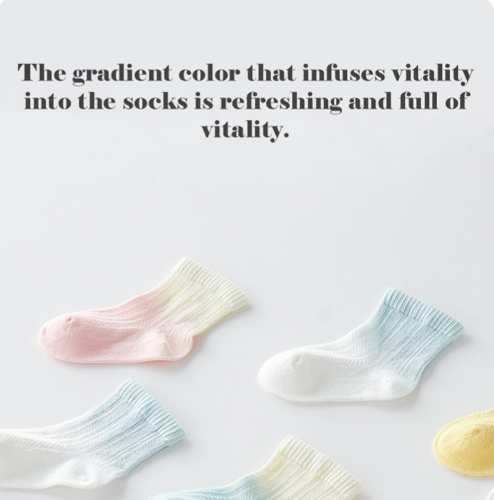 Children’s Summer Cotton Socks – Set of 3 Pairs