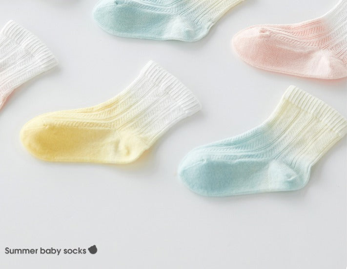 Children’s Summer Cotton Socks – Set of 3 Pairs