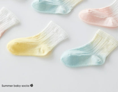 Children’s Summer Cotton Socks – Set of 3 Pairs