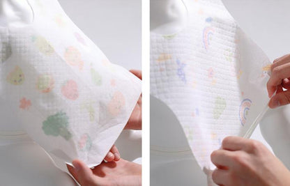 Disposable Baby Feeding Bibs with Pocket (20 Pack)