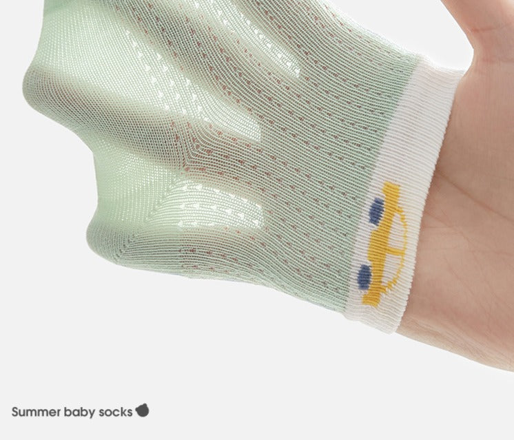 Children’s Summer Cotton Sock-Set  of 3 Pairs