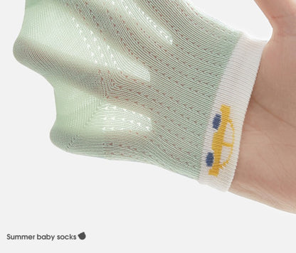 Children’s Summer Cotton Sock-Set  of 3 Pairs