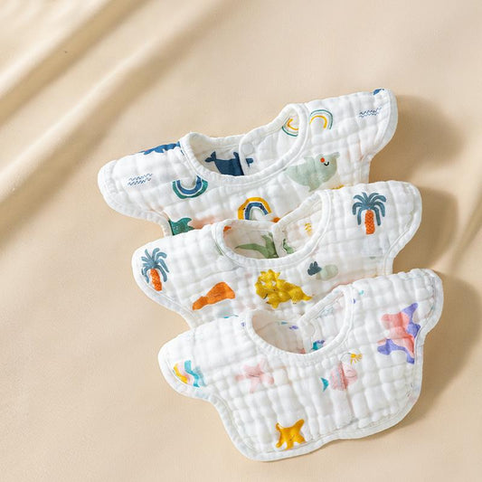 Baby Muslin Bibs (3 Pack)