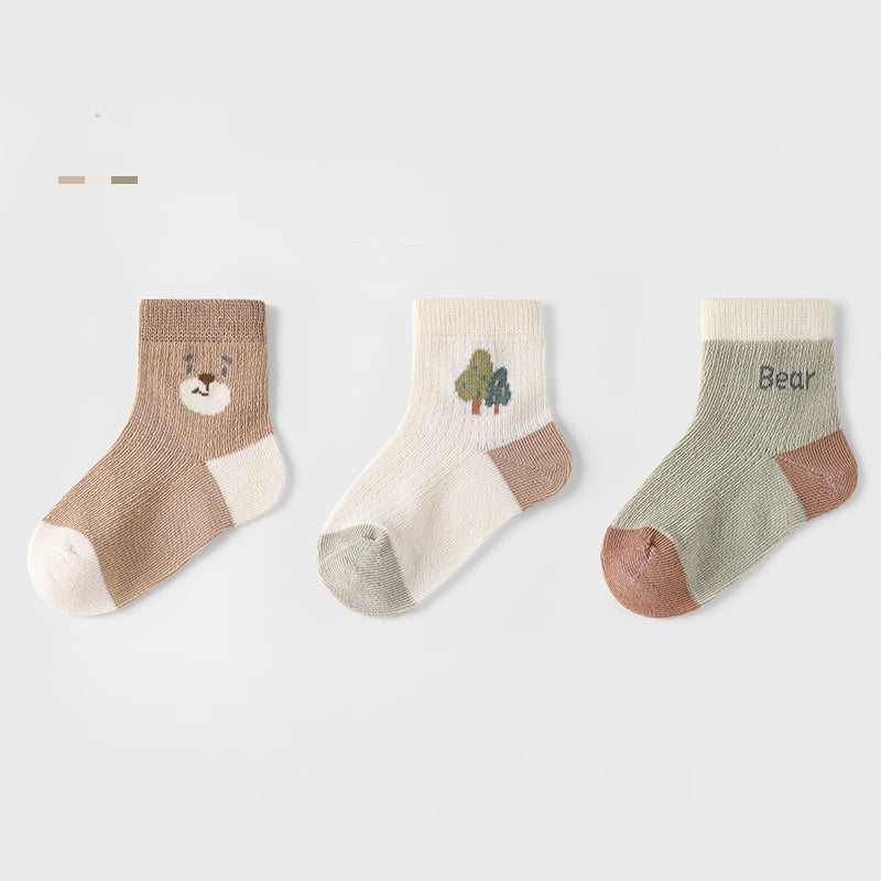 Children’s Cotton Socks –Set of 3 Pairs