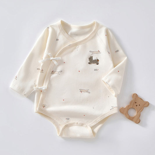 Baby bodysuit (lace-up style) 100% Organic Cotton