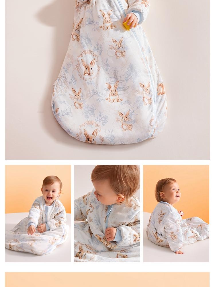 Baby Sleeping Bag with Smart Temperature Regulation