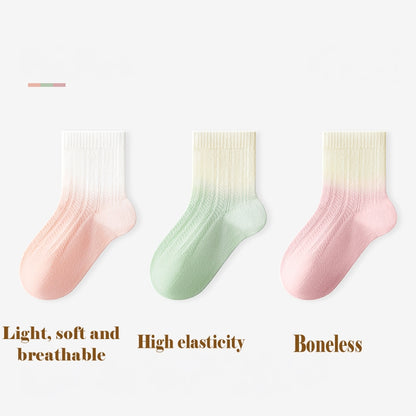 Children’s Summer Cotton Socks – Set of 3 Pairs