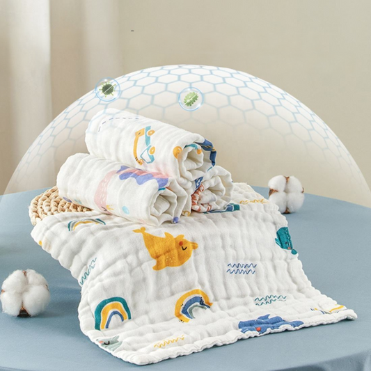 Baby Muslin Gauze Cloths (3 Pack)