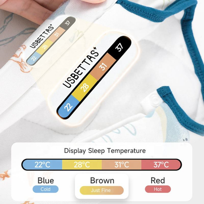 Bamboo cotton baby sleeping sack ( prevent startle）