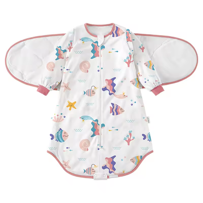 Bamboo cotton baby sleeping sack ( prevent startle）