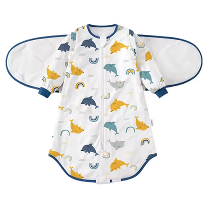 Bamboo cotton baby sleeping sack ( prevent startle）