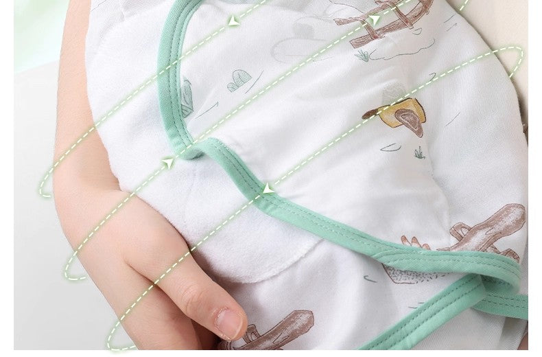 Baby sleeping sack (prevent startle)