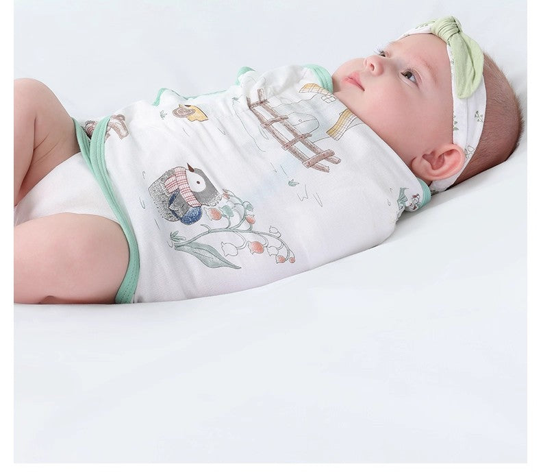 Baby sleeping sack (prevent startle)
